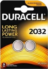 DURACELL Batterie Duracell a bottone CR2032 litio 3 V blister da 2 pezzi